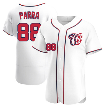 Gerardo Parra Men's Authentic Washington Nationals White Alternate Jersey