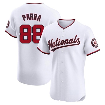 Gerardo Parra Men's Elite Washington Nationals White Home Jersey