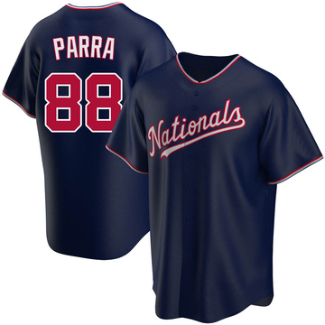 Gerardo Parra Men's Replica Washington Nationals Navy Alternate Jersey