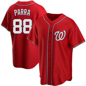 Gerardo Parra Men's Replica Washington Nationals Red Alternate Jersey