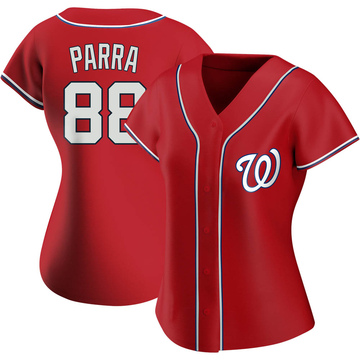 Gerardo Parra Women's Authentic Washington Nationals Red Alternate Jersey